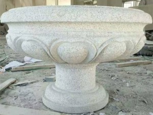 granite flower pots